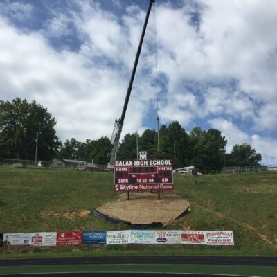 Scoreboard Galax High School by Time Technologies