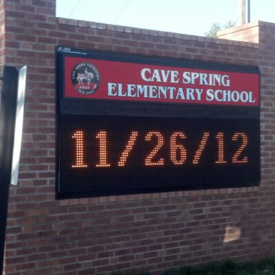 LED-Sign-Cave-Spring-Elementary-School