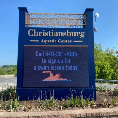 LED-Sign-Christiansburg-Auqatic-Center