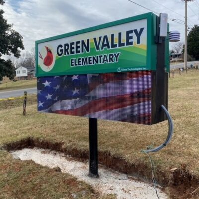 LED-Sign-Green Valley-Elementary