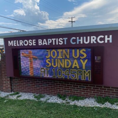 LED-Sign-Melrose-Baptist