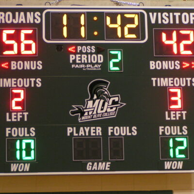 Scoreboard Mount Olive College