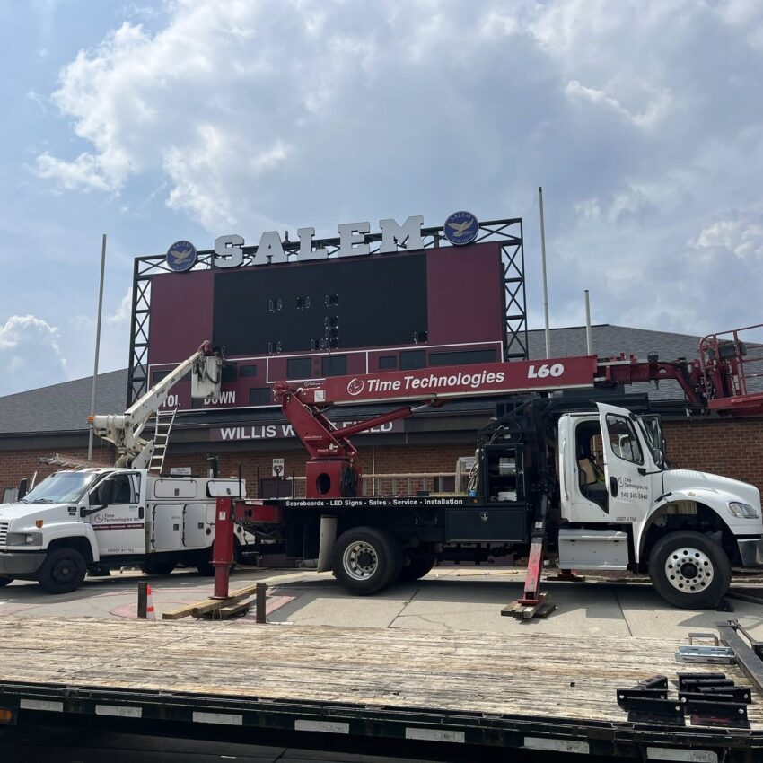 Salem-Stadium-Scoreboard-Sign-Installation-2