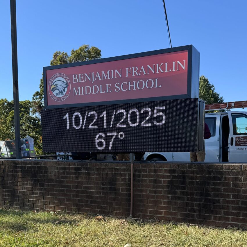 Benjamin-Franklin-Middle-School-Sign-Digital-LED