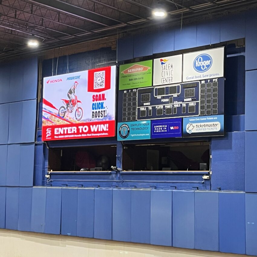 Salem Civic Center Video Board