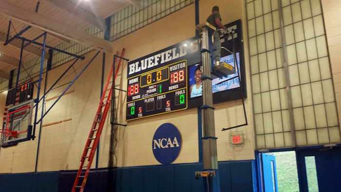 Bluefield State College Basketball Scoreboard 