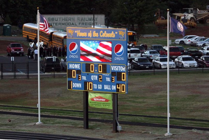 William Fleming High School Roanoke, VA Football/ Track Scoreboard
