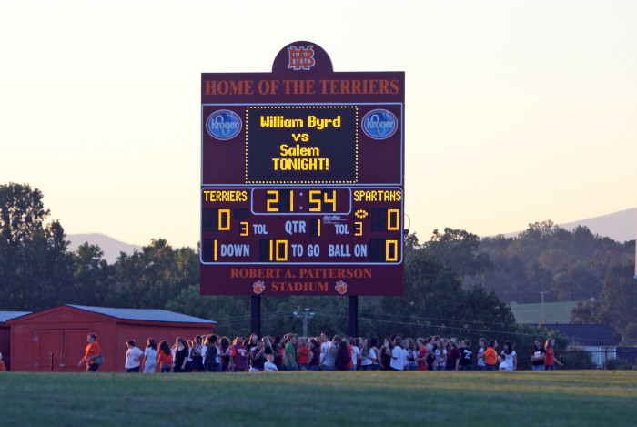 William Byrd High School Football Scoreboard