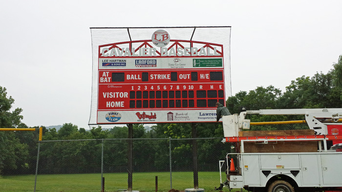 Lord Botetourt High School Baseball Scoreboard